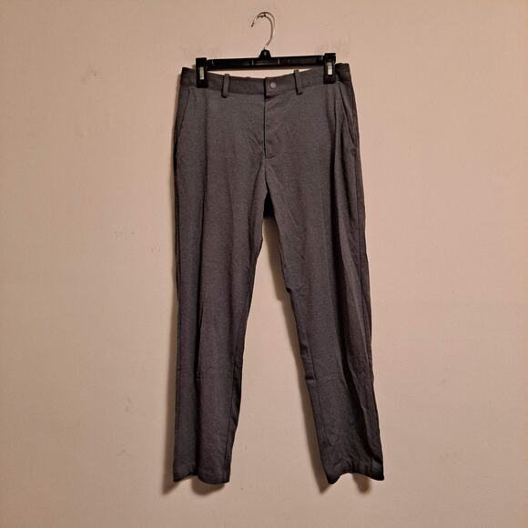 Uniqlo Ezy Ankle Pants Ultra Stretch Dry-Ex Straight Leg Gray Mens Size Small - Picture 5 of 15
